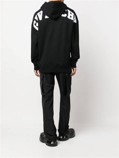 givenchy logo patch hoodie|Givenchy hoodie for men.